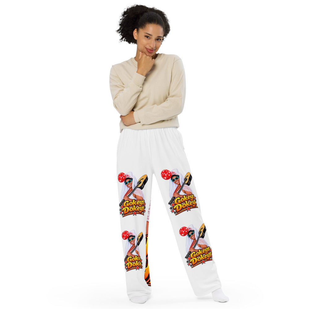 Gokeys Dokeys All-over print unisex wide-leg pants