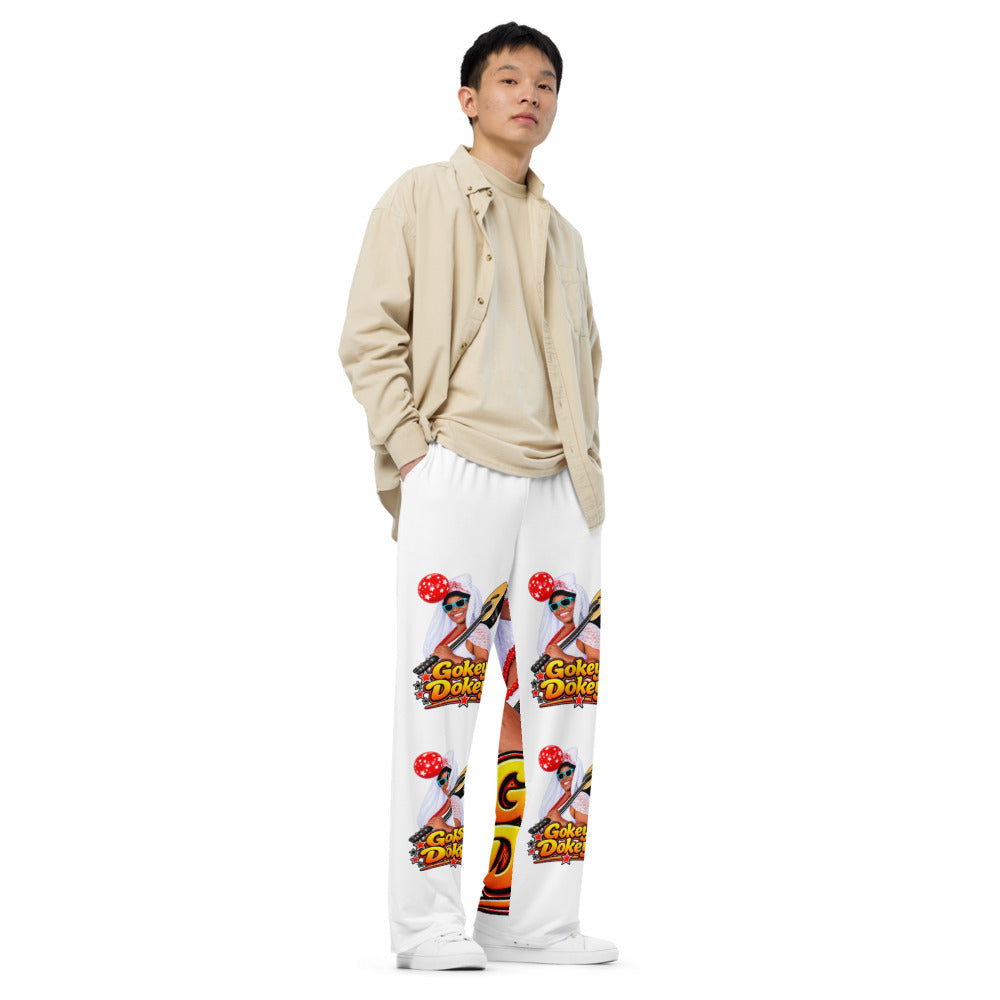 Gokeys Dokeys All-over print unisex wide-leg pants