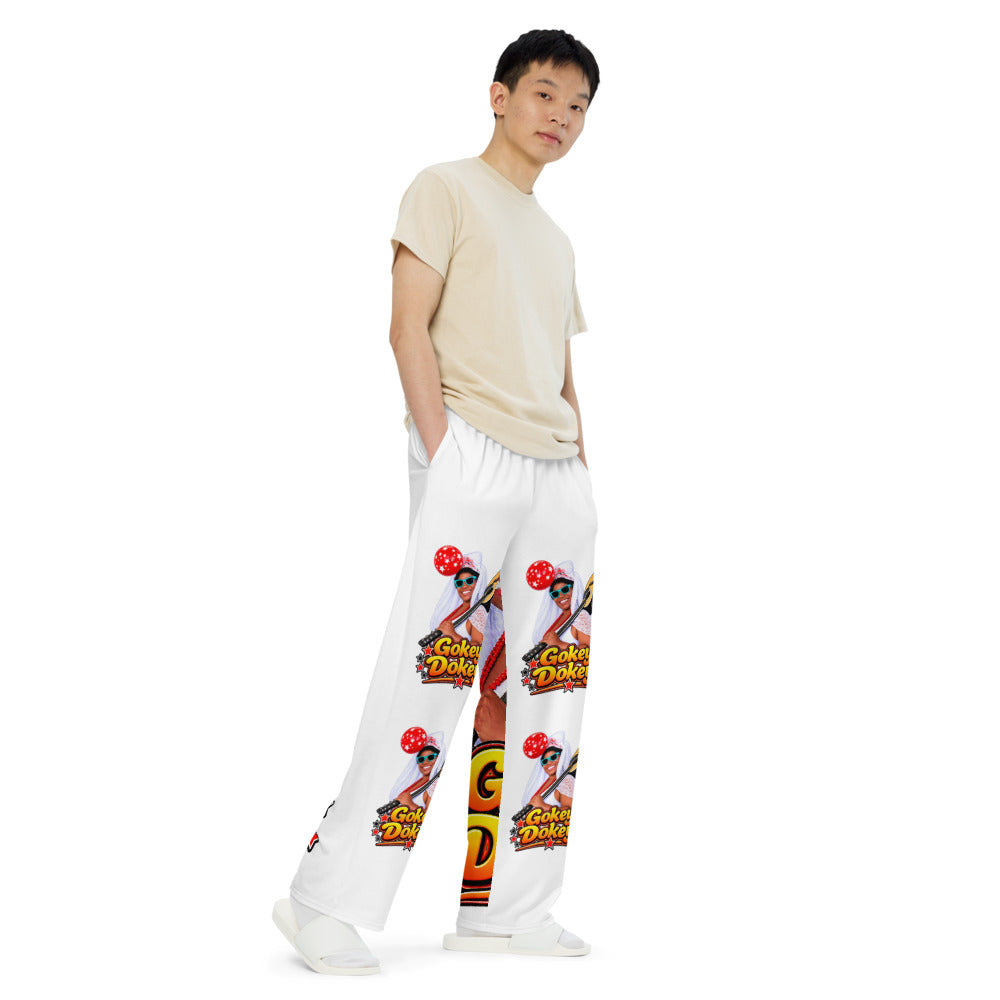 Gokeys Dokeys All-over print unisex wide-leg pants
