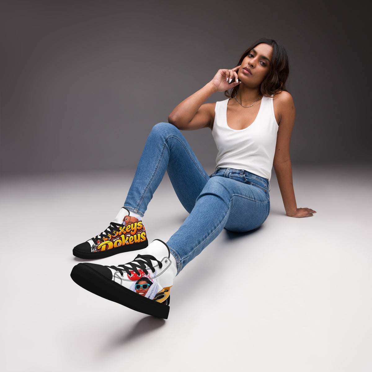 Gokeys Dokeys Women’s high top canvas shoes